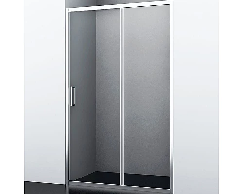 Заказать Душевая дверь WasserKRAFT Main 110 41S13 профиль Хром стекло прозрачное в магазине сантехники Santeh-Crystal.ru