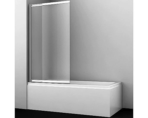 Заказать Шторка на ванну WasserKRAFT Main 80 L 41S02-100LM профиль Хром стекло матовое в магазине сантехники Santeh-Crystal.ru