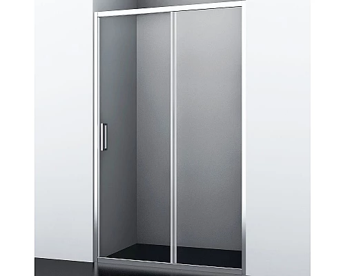 Купить Душевая дверь WasserKRAFT Main 120 41S05 профиль Хром стекло прозрачное в магазине сантехники Santeh-Crystal.ru