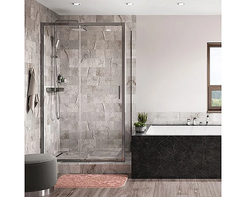 Купить Душевой уголок WasserKRAFT Main 120x100 41S10 профиль Хром стекло прозрачное в магазине сантехники Santeh-Crystal.ru