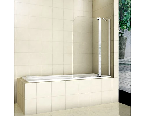 Заказать Шторка на ванну WeltWasser WW100 T2 100 10000001223 профиль Хром стекло прозрачное в магазине сантехники Santeh-Crystal.ru