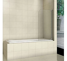 Шторка на ванну WeltWasser WW100 T1 80 10000001222 профиль Хром стекло прозрачное