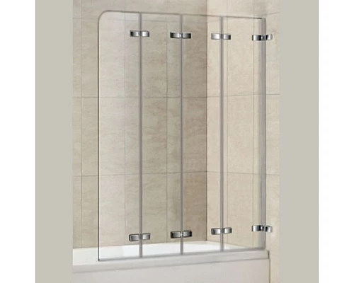 Приобрести Шторка на ванну WeltWasser WW100 ZD4 100 10000002761 профиль Хром стекло прозрачное в магазине сантехники Santeh-Crystal.ru