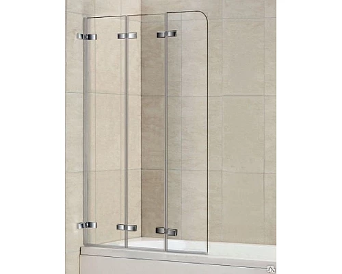Приобрести Шторка на ванну WeltWasser WW100 ZD3 75 10000000935 профиль Хром стекло прозрачное в магазине сантехники Santeh-Crystal.ru