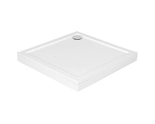 Купить Душевой поддон из искусственного камня Aquanet Alfa Delta Cube 90x90 168433 Белый в магазине сантехники Santeh-Crystal.ru