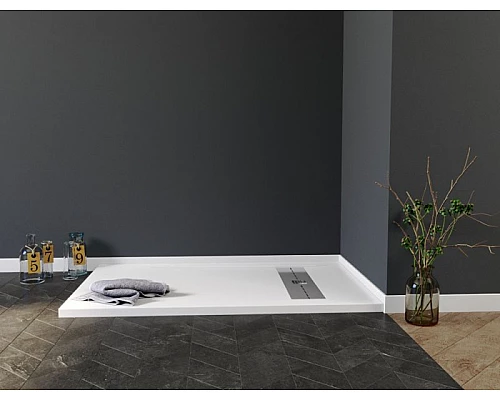 Купить Душевой поддон из искусственного камня Aquanet Delight 140x90 256309 Белый в магазине сантехники Santeh-Crystal.ru