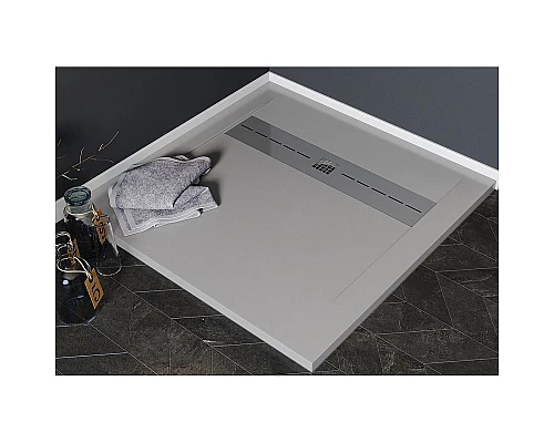 Заказать Душевой поддон из искусственного камня Aquanet Delight 90x90 258882 Серый в магазине сантехники Santeh-Crystal.ru