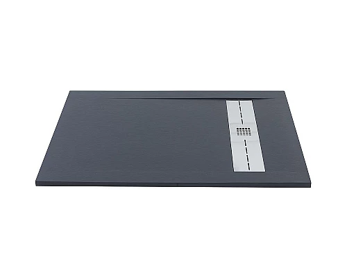 Заказать Душевой поддон из искусственного камня Aquanet Delight 140x80 258898 Черный в магазине сантехники Santeh-Crystal.ru