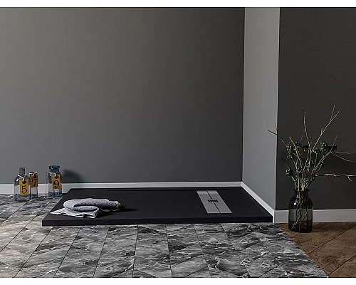 Заказать Душевой поддон из искусственного камня Aquanet Delight 160x80 258900 Черный в магазине сантехники Santeh-Crystal.ru