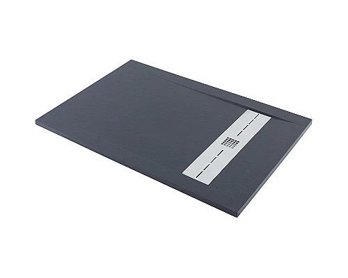 Купить Душевой поддон из искусственного камня Aquanet Delight 160x90 258901 Черный в магазине сантехники Santeh-Crystal.ru