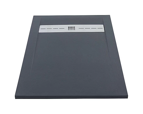 Купить Душевой поддон из искусственного камня Aquanet Delight 160x90 258901 Черный в магазине сантехники Santeh-Crystal.ru