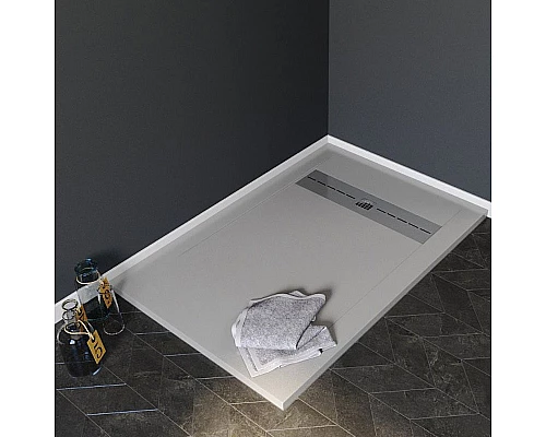 Заказать Душевой поддон из искусственного камня Aquanet Delight 120x90 260111 Серый в магазине сантехники Santeh-Crystal.ru