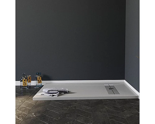 Заказать Душевой поддон из искусственного камня Aquanet Delight 120x90 260111 Серый в магазине сантехники Santeh-Crystal.ru