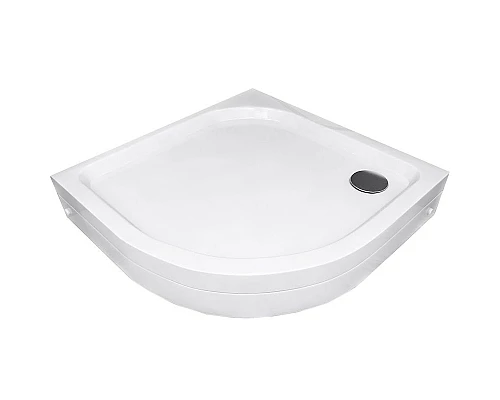 Купить Душевой поддон из искусственного камня Aquatek 90x90 радиальный с ножками Белый в магазине сантехники Santeh-Crystal.ru