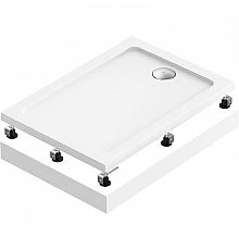 Акриловый поддон для душа Bas Олимпик 100х80 ПН00053 Белый