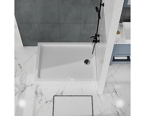 Акриловый поддон для душа BelBagno Tray 120x100 TRAY-BB-AH-120/100-15-W Белый