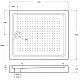 Акриловый поддон для душа BelBagno Tray 120x100 TRAY-BB-AH-120/100-15-W Белый
