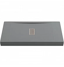 Душевой поддон из искусственного камня Creto Etna 140x80 2-0016 Серый