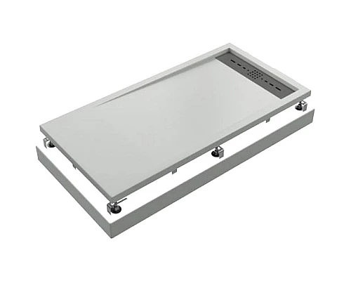 Купить Душевой поддон из искусственного камня Creto Scala 120x70 3-0031 Белый в магазине сантехники Santeh-Crystal.ru