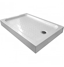 Акриловый поддон для душа Gemy 100х80х16 прямоугольный Белый