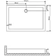 Купить Акриловый поддон для душа Grossman 120х80 GR-31200920R Белый в магазине сантехники Santeh-Crystal.ru