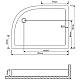 Купить Акриловый поддон для душа Grossman 120х90 GR-41210920L Белый в магазине сантехники Santeh-Crystal.ru