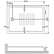 Купить Акриловый поддон для душа Grossman 120х90 GR-11200920R Белый в магазине сантехники Santeh-Crystal.ru