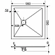 Купить Душевой поддон из искусственного камня Grossman Strong 90x90 GR-S29090Q Графит в магазине сантехники Santeh-Crystal.ru