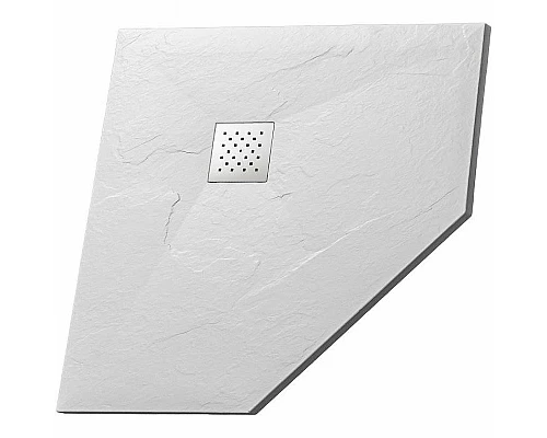Приобрести Душевой поддон из искусственного камня Grossman Strong 100x100 GR-S1100100D Белый в магазине сантехники Santeh-Crystal.ru