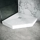 Приобрести Душевой поддон из искусственного камня Grossman Strong 100x100 GR-S1100100D Белый в магазине сантехники Santeh-Crystal.ru
