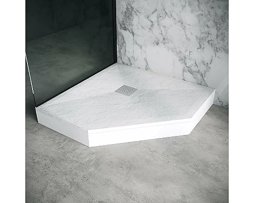 Приобрести Душевой поддон из искусственного камня Grossman Strong 90x90 GR-S19090D Белый в магазине сантехники Santeh-Crystal.ru