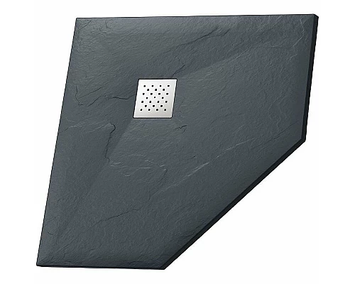 Купить Душевой поддон из искусственного камня Grossman Strong 90x90 GR-S29090D Графит в магазине сантехники Santeh-Crystal.ru
