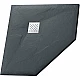 Купить Душевой поддон из искусственного камня Grossman Strong 90x90 GR-S29090D Графит в магазине сантехники Santeh-Crystal.ru