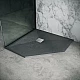 Купить Душевой поддон из искусственного камня Grossman Strong 90x90 GR-S29090D Графит в магазине сантехники Santeh-Crystal.ru