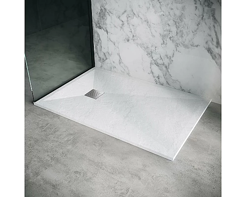 Заказать Душевой поддон из искусственного камня Grossman Strong 80x100 GR-S180100Q Белый в магазине сантехники Santeh-Crystal.ru
