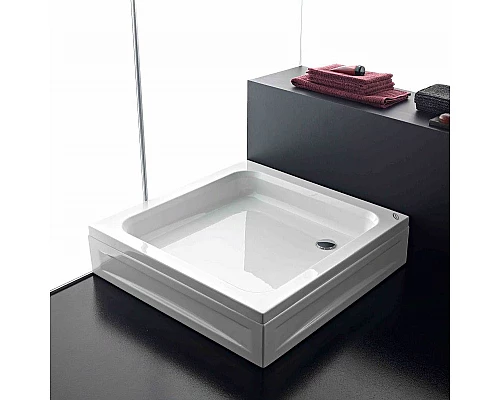 Приобрести Акриловый поддон для душа Kolpa San Pearl 80x80 563070 Белый в магазине сантехники Santeh-Crystal.ru