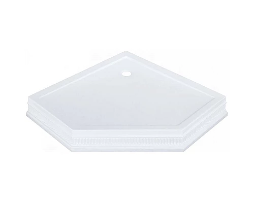 Приобрести Душевой поддон из стеклокомпозита Migliore Diadema 95х95 24481 Белый в магазине сантехники Santeh-Crystal.ru