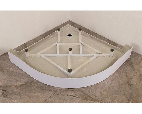 Приобрести Акриловый поддон Orange E01-090TB/T 90x90 Белый в магазине сантехники Santeh-Crystal.ru