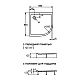 Приобрести Акриловый поддон Orange E01-090TB/T 90x90 Белый в магазине сантехники Santeh-Crystal.ru