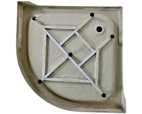 Приобрести Акриловый поддон Orange E01-090TB/T 90x90 Белый в магазине сантехники Santeh-Crystal.ru