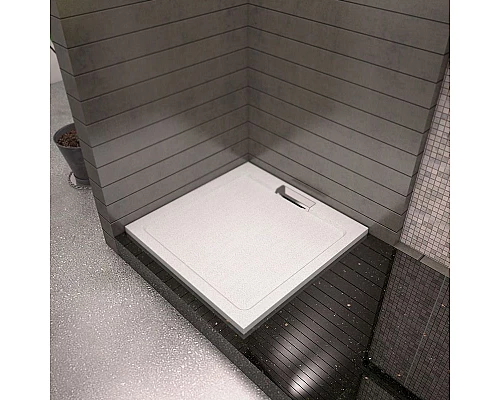 Заказать Душевой поддон из искусственного камня RGW GWS-21 100х80 03150280-01 Белый в магазине сантехники Santeh-Crystal.ru