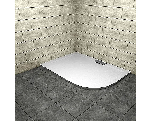 Купить Душевой поддон из искусственного камня RGW GWS-41L 120х80 03150482-01L Белый в магазине сантехники Santeh-Crystal.ru
