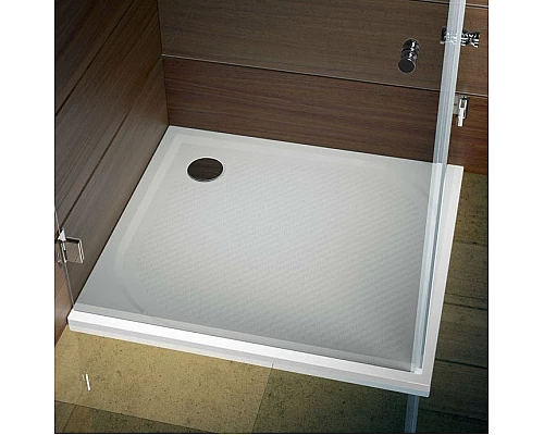Купить Душевой поддон из искусственного камня Riho Kolping 80x80 D004004005 (DB2000500000000) Белый с антискользящим покрытием в магазине сантехники Santeh-Crystal.ru