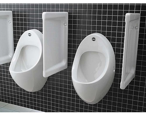 Купить Писсуар Vitra Arkitekt 4106B003-5597 (4106B003-5200) подвесной Белый с сенсорным механизмом смыва в магазине сантехники Santeh-Crystal.ru