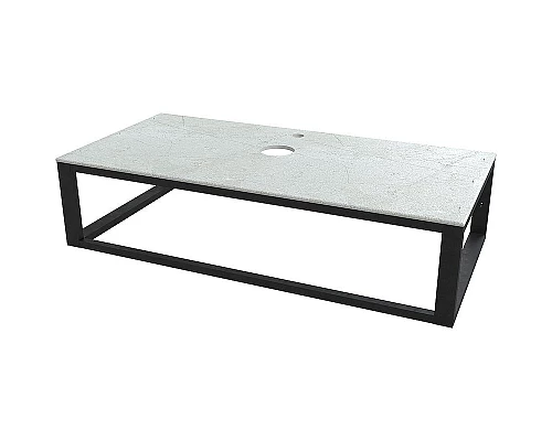 Купить Столешница под раковину 1MarKa Loft 100 Ц0000008733 Светло-серый МА01 Nat в магазине сантехники Santeh-Crystal.ru