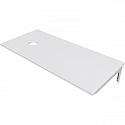 Столешница под раковину 1MarKa Wash 110 Ц0000004097 над стиральной машиной Белый глянец Столешница под раковину 1MarKa Wash 110 Ц0000004097 над стиральной машиной Белый глянец