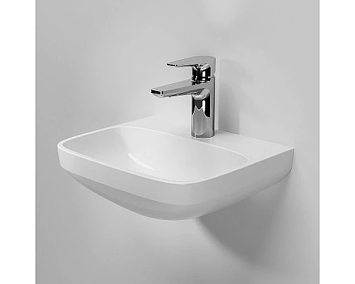 Заказать Раковина AM.PM Inspire 38 C504811WH Белая в магазине сантехники Santeh-Crystal.ru