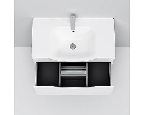 Купить Раковина AM.PM Like 80 M80WCC0802WG Белая в магазине сантехники Santeh-Crystal.ru