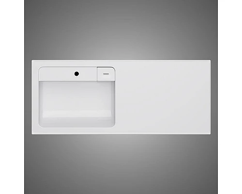 Купить Раковина AM.PM X-Joy 120 L M85AWPL1201WG на стиральную машину Белая в магазине сантехники Santeh-Crystal.ru