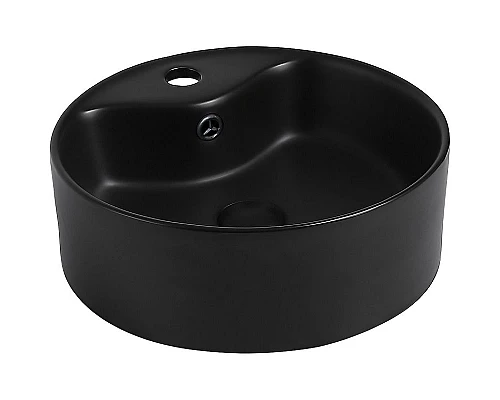 Приобрести Раковина Abber Bequem 41 AC2104MB Черная матовая в магазине сантехники Santeh-Crystal.ru